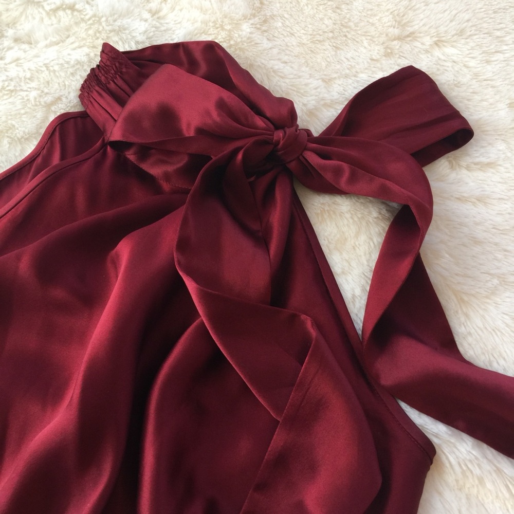 🌸3 for $30 sale🌸Red Silk Blouse